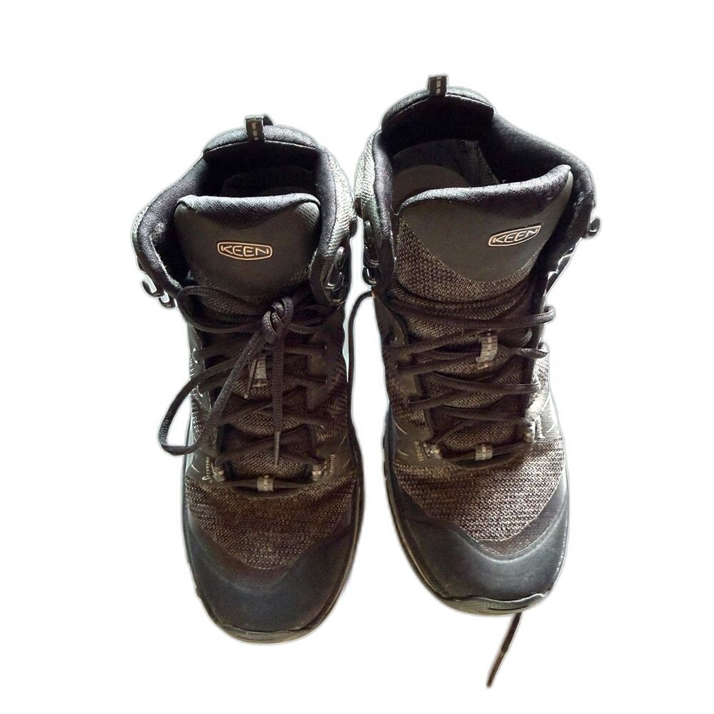 Keen Ridge Flex Grey Black Waterproof Hiking Boots Women's Size 7.5 Outdoor